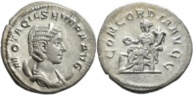 Otacilia Severa (+ 249 n.Chr.): Otacilia Severa +249: AR Antoninian, 3,21 g, vorzüglich.
 [taxed under margin system]