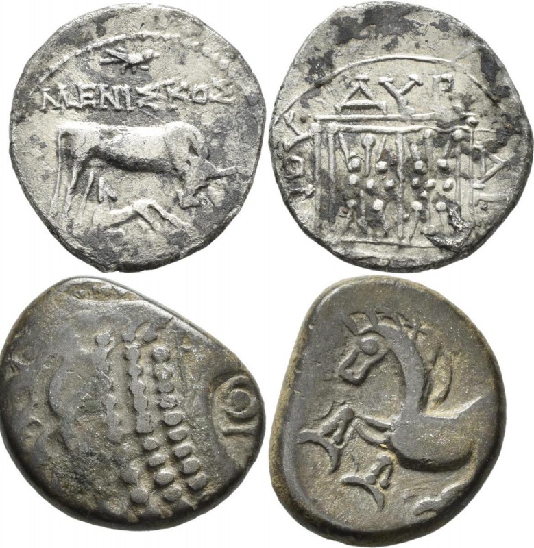 Antike: Gemischtes Lot von 22 antiken Münzen.Kelten, Griechen, Römer, unterschie...