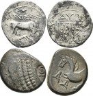 Antike: Gemischtes Lot von 22 antiken Münzen.Kelten, Griechen, Römer, unterschiedliche Erhaltungen.Gekauft wie gesehen keine spätere Reklamation mögli...