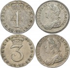 Großbritannien: Georg II. 1727-1760: Maundy Set 1,2,3,4 Pence 1740, sehr schön-vorzüglich, vorzüglich.
[taxed under margin system]