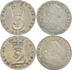 Großbritannien: Georg III. 1760-1820: Maundy Set 1,2,3,.4 Pence 1800, sehr schön-vorzüglich, vorzüglich.
 [taxed under margin system]