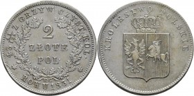 Polen: 2 Zloty 1831, Warschau, Gumowski 2538, Kopicki 2748, kl. Kratzer, fast vorzüglich.
 [taxed under margin system]