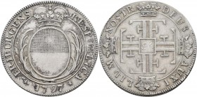 Schweiz: Freiburg/Fribourg: Gulden zu 56 Kreuzer 1797, HMZ 2-271b, 10,62sehr schön. g,
 [taxed under margin system]