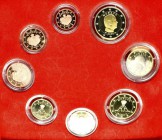 Monaco: Albert II. 2005-,: Kursmünzensatz (KMS) 2006 pp. Alle Umlauf-Münzen von 1 cent bis 2 Euro = 3,88 Euro. Im Original Etui mit Umkarton. Polierte...