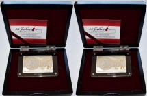 Österreich: Premium-Set Wiener Philharmoniker. Das Set beinhaltet eine 1,5 Euro / 1 OZ 999/1000 Silber Münze 2014 zusammen mit einem 2 OZ Silber-Geden...