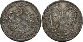 Altdeutschland und RDR bis 1800: Nürnberg: 1/2 Konventionstaler 1766 SR, mit Titel Joseph II., 11,15 g, Slg. Erlanger 775, Kellner 354, galvanoplastis...
