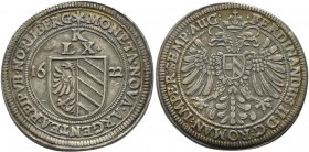 Altdeutschland und RDR bis 1800: Nürnberg: Kipper-Reichsguldiner zu 60 Kreuzer 1622, mit Titel Ferdinands II., 16,44 g, Slg. Erlanger 465, galvanoplas...
