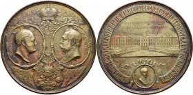 Medaillen alle Welt: Russland: Alexander II., 1855-1881: Bronzemedaille 1869 von A.Semenov, auf das 50-jährige Bestehen der kaiserlichen Universität z...