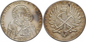 Medaillen Deutschland: Drittes Reich 1933-1945: Silbermedaille 1939 von Karl Goetz, auf die Einnahme von Tschenstochau (Czestochowa) durch deutsche Tr...