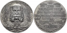 Medaillen Deutschland: Preussen, Wilhelm I. 1861-1888: Zinnmedaille 1897, von Dürrich, geprägte bei Mayer & Wilhelm,Stuttgart. Zum 100. Geburtstag, Be...