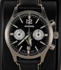 Uhren: Herrenarmbanduhr: Junkers Mechanik - Chronograph 6226/0493 (Art. Nr. 91808000000). Leder Armband. Made in Germany, in Box mit Umkarton, Neuware...