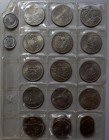 China - Volksrepublik: Lot 22 Münzen aus der Volksrepublik, überwiegend 1 Yuan 1984-1990. Dabei auch seltene Stücke wie 35 Jahre Republik (KM# 104), 3...