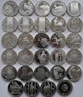 Andorra: Lot 29 Gedenkmünzen 1992-1999, davon 28 x 10 Diners. Verschiedene Motive, alle aus Silber.
 [taxed under margin system]