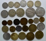 Estland: Lot 31 diverse Münzen aus Estland, jede Münze anders, dabei auch 1 Kroon 1933 Musikfestival und 2 Krooni 1932 Uni Tartu.
 [taxed under margi...
