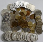 Jugoslawien: Großes Lot diverser Münzen aus Jugoslawien nach 1950. Dabei auch viele Silbermünzen.
 [taxed under margin system]