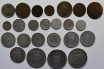 Niederlande: Lot 24 Münzen aus Holland des 19. Jahrhunderts. 1/2 Cent bis 1 Gulden, dabei auch Silbermünzen, oder bessere Jahrgänge. Unbedingt besicht...