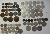 Haus Habsburg: Sammlung über 80 diverse Münzen aus Österreich-Ungarn, überwiegend 19. Jhd. bis Kronenwährung, aber auch ältere Münzen dabei, wie z.b. ...