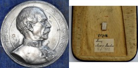 Medaillen alle Welt: Schweden: Großes Medaillon o. J., signiert A. Lindberg, auf Prinz Gustaf (1799-1877), Sohn von Gustav IV. Adolf (1792-1809), gefa...