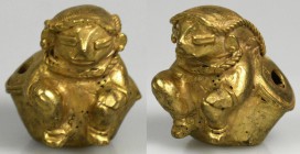 Varia, Sonstiges: Präkolumbianische Goldfigur (Gold/Silber/Kupfer-Legierung), 50 mm hoch, 36 g, in vorzüglicher Erhaltung.
 [taxed under margin syste...