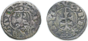 Spain Kingdom of Aragon 1213 - 1276 Denier - Iacobus I Billon Jaca Mint 0.9g VF Cru 318