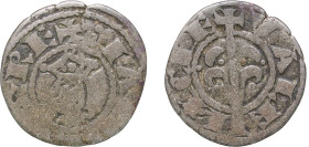 Spain Kingdom of Valencia 1213 - 1276 Obolo - Jaime I Billon 0.84g VF Cru 317