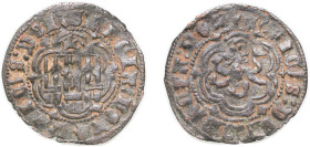 Spain Kingdom of Castile and Leon 1454-1474 T Blanca - Enrique IV Billon Toledo Mint 2g VF C-C 1618