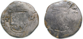 Spain 1566-1598 TM Cuartillo - Felipe II Billon Toledo Mint 2.4g VF Cal 785