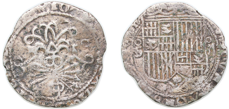 Spain Kingdom 1497 - 1504 S 2 Reales - Ferdinand V and Isabella I Silver (.931) ...
