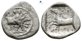 Thessaly. Larissa circa 450-430 BC. Hemidrachm AR