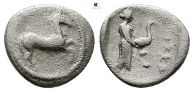 Thessaly. Larissa circa 400 BC. Obol AR