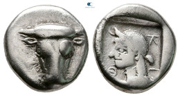 Phokis. Federal Coinage circa 478-460 BC. Triobol AR