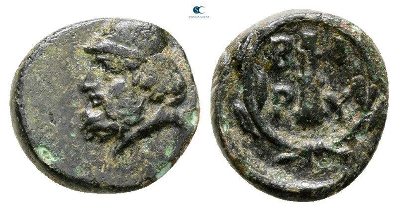 Troas. Birytis circa 400-200 BC. 
Bronze Æ

11 mm, 1,40 g



Very Fine