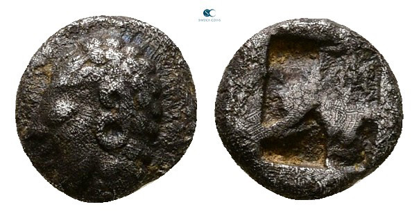 Ionia. Kolophon circa 530-500 BC. 
Hemiobol AR

6 mm, 0,40 g



Very Fine