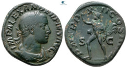 Severus Alexander AD 222-235. Rome. Sestertius Æ