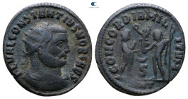 Constantius I Chlorus, as Caesar AD 293-305. Antioch. Radiatus Æ