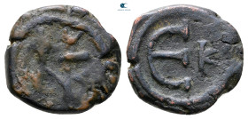 Justin II AD 565-578. Cyzicus. Pentanummium Æ