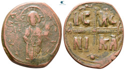 Michael IV AD 1034-1041. Constantinople. Anonymous Follis Æ