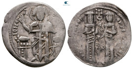 Andronicus II Palaeologus, with Michael IX AD 1282-1328. Constantinople. Basilikon AR