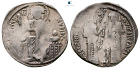 Andronicus II Palaeologus, with Michael IX AD 1282-1328. Constantinople. Basilikon AR