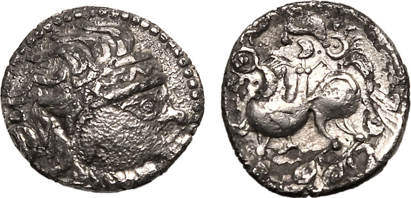 CELTIC. MIDDLE DANUBE, CARPATHIAN REGION(?). 
Silver drachm, circa 3rd - 1st ce...