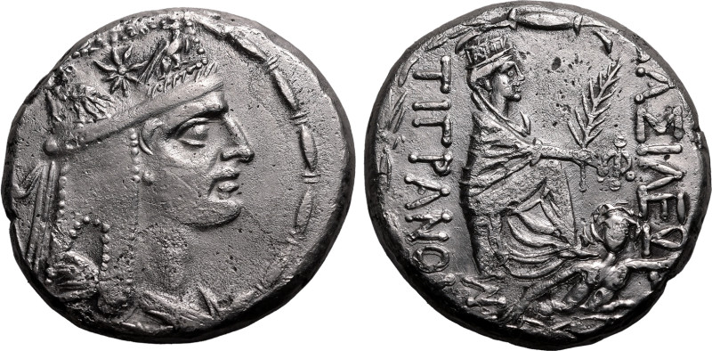 ANCIENT GREECE. KINGDOM OF ARMENIA. Tigranes II 'the Great'.
Silver tetradrachm...