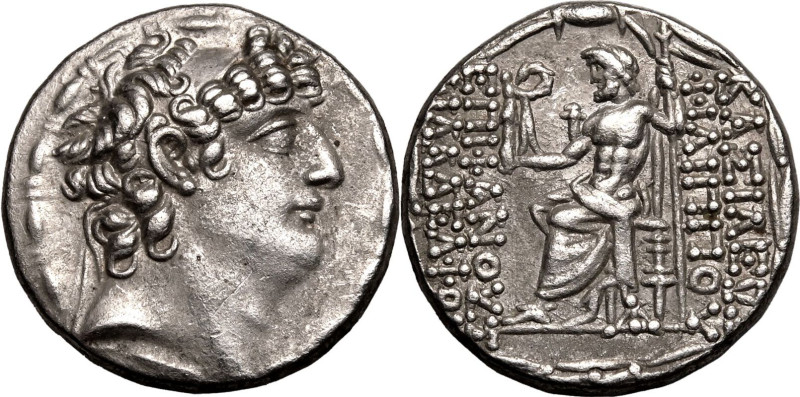 ANCIENT GREECE. SELEUKID KINGDOM. Philip I 'Philadelphos'. 
Silver tetradrachm,...