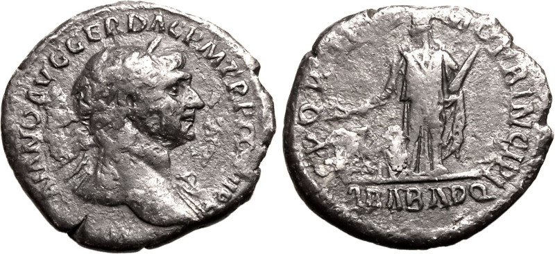 ROMAN EMPIRE. Trajan. 
Silver denarius, AD 112-114. Rome. 
Obv: IMP TRAIANO AV...