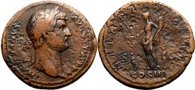 Roman Empire Hadrian AD 128-129 Æ Sestertius Very Fine; well-centred, slight corrosion