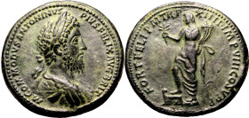 Roman Empire Commodus AD 188-189 Æ Medallion Extremely Fine; smoothed fields, beautifully centred