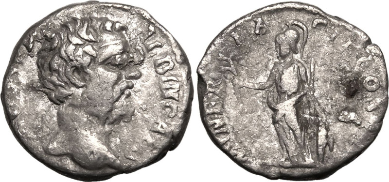 ROMAN EMPIRE. Clodius Albinus (Caesar). 
Silver denarius, AD 194-195. Rome. 
O...