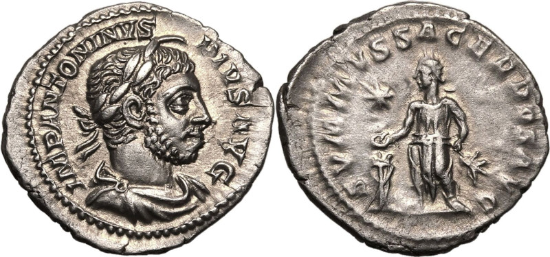 ROMAN EMPIRE. Elagabalus. 
Silver denarius, AD 218-222. Rome. 
Obv: IMP ANTONI...