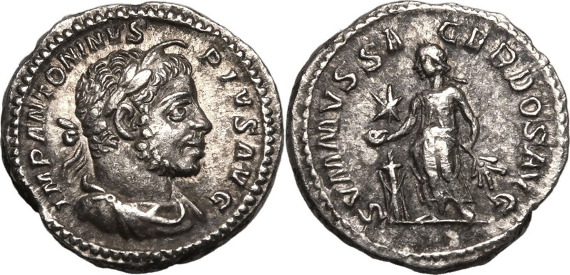 ROMAN EMPIRE. Elagabalus. 
Silver denarius, AD 220-222. Rome. 
Obv: IMP ANTONI...
