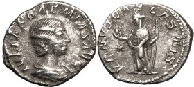 Roman Empire Julia Soaemias (mother of Elagabalus) AD 218-222 AR Denarius Good very fine
