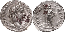 Roman Empire Severus Alexander AD 231-235 AR Denarius NGC Ch AU Strike: 5/5 Surface: 2/5